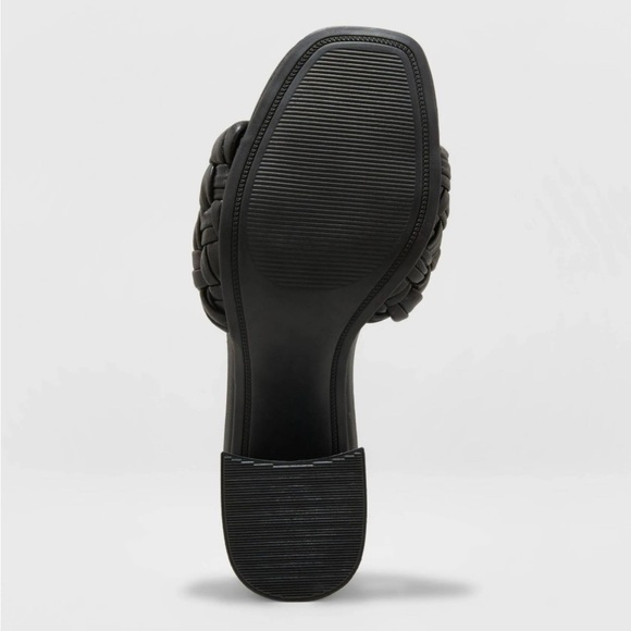 WOMEN'S DOROTHY SLIDE HEELS - A NEW DAY BLACK - Picture 3 of 5